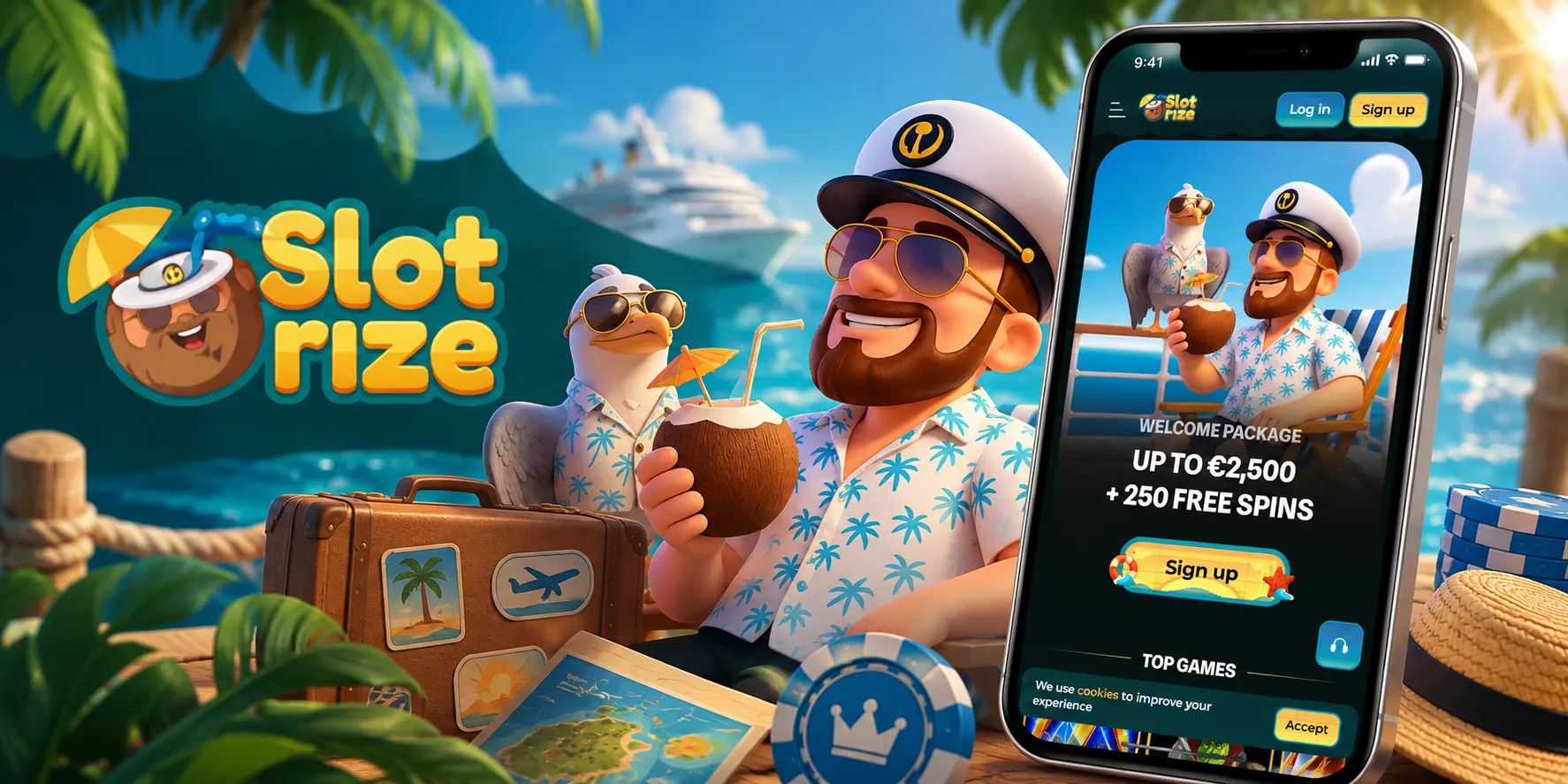 Slotrize Casino App-Screenshot